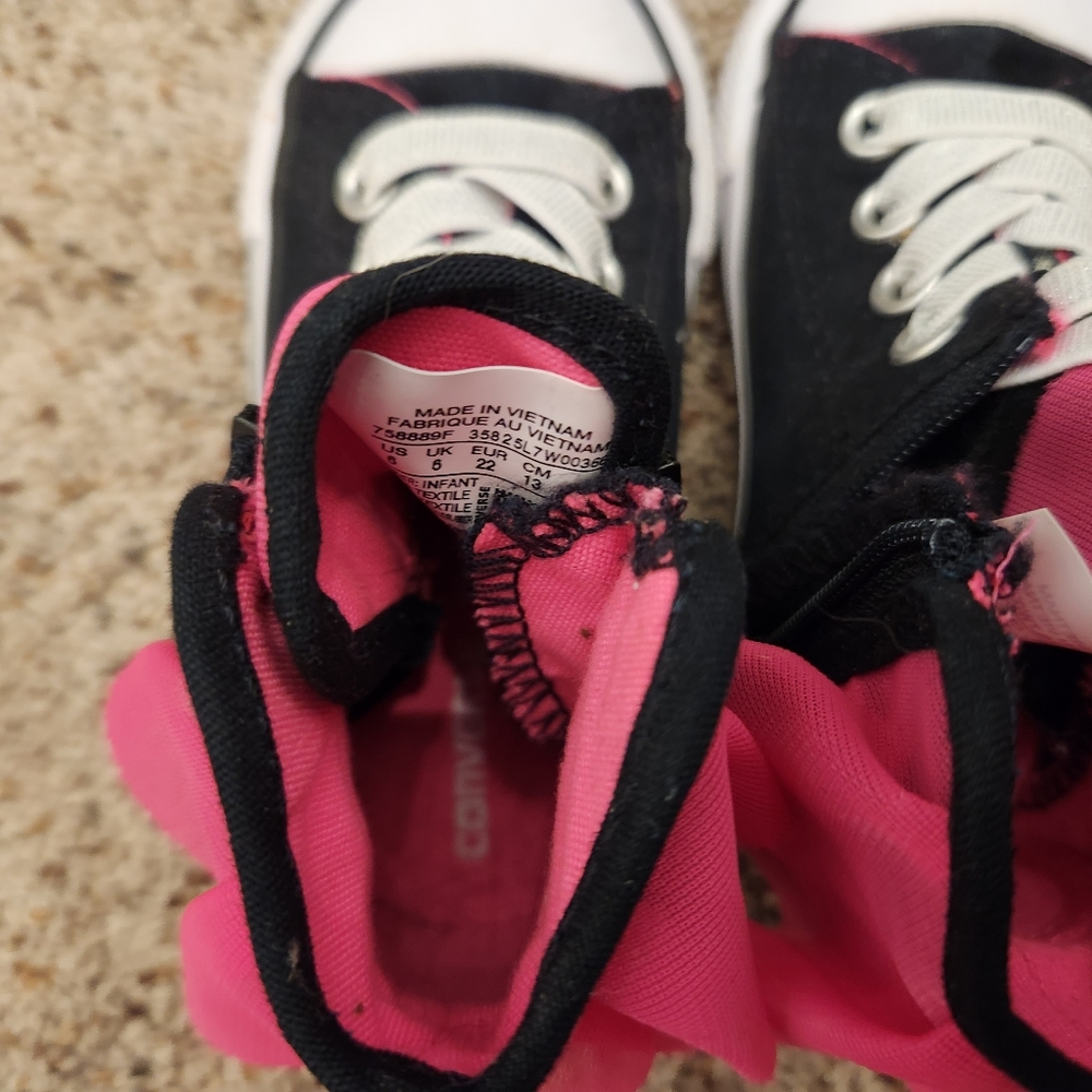 Baby Converse with tutu heel